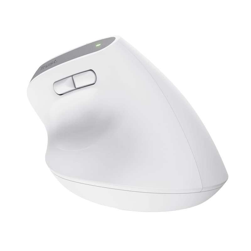 Trust Bayo+ - Ergonomic Wireless Mouse (White) 4
