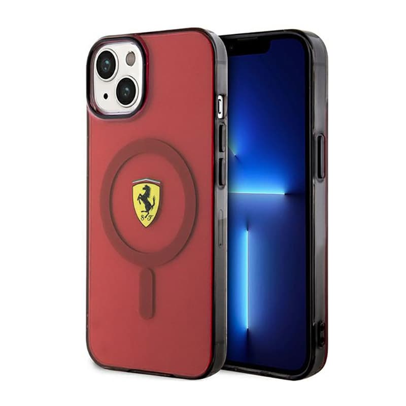 Ferrari Translucent MagSafe - Case for iPhone 14 (Red) 1