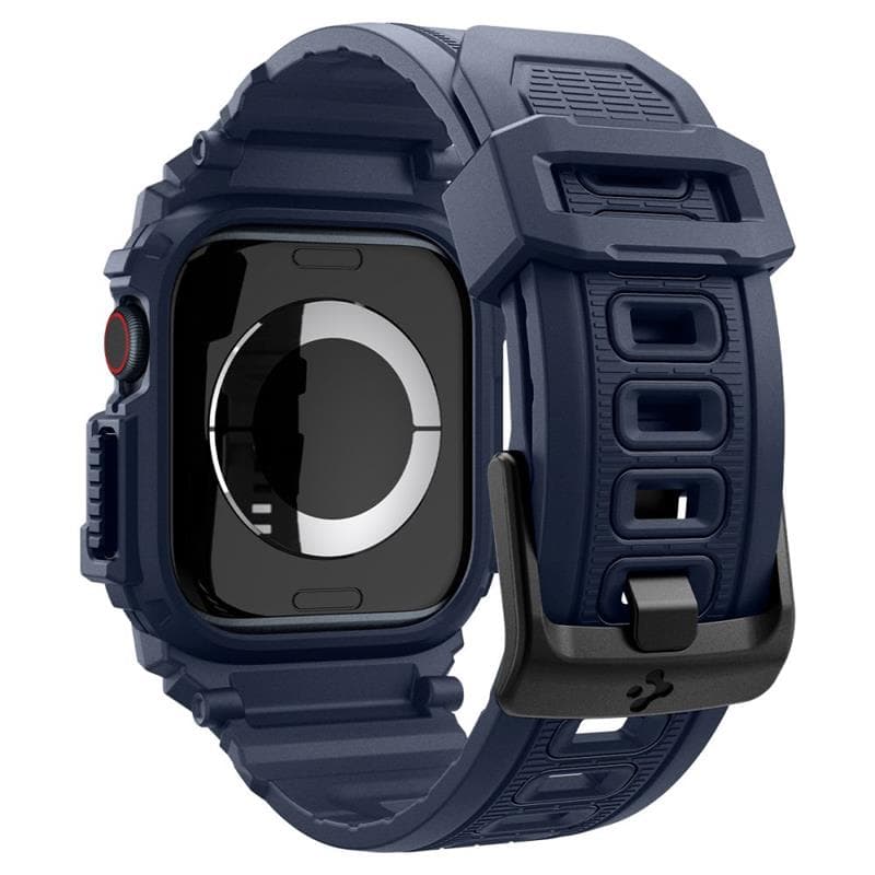 Spigen Rugged Armor Pro - Strap with Case for Apple Watch 10 46 mm (Navy Blue) 2
