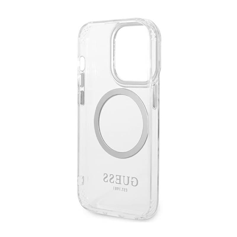 Guess Metal Outline MagSafe - Case for iPhone 14 Pro (Clear) 7