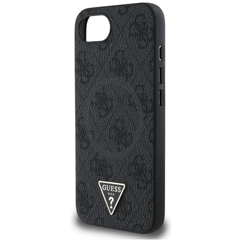 Guess 4G Ring Triangle Logo MagSafe - Case for iPhone 16e (black) 6