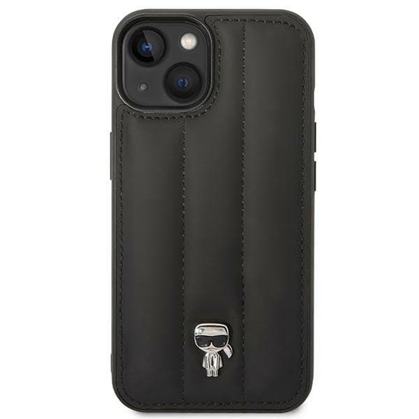 Karl Lagerfeld Quilted Puffy Ikonik Piin - Case iPhone 14 (Black) 3