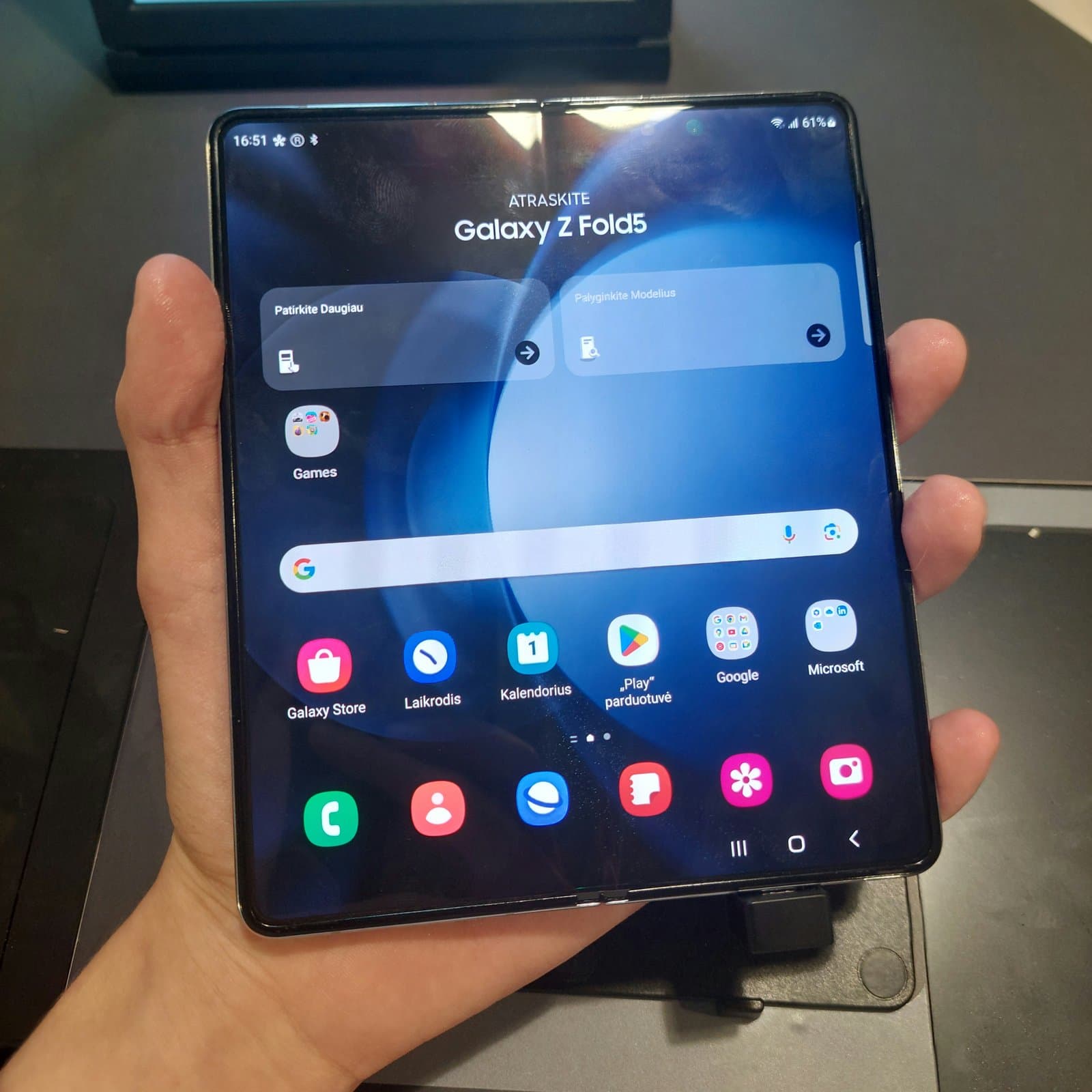 Samsung Galaxy Z Fold 5 remontas Vilniuje