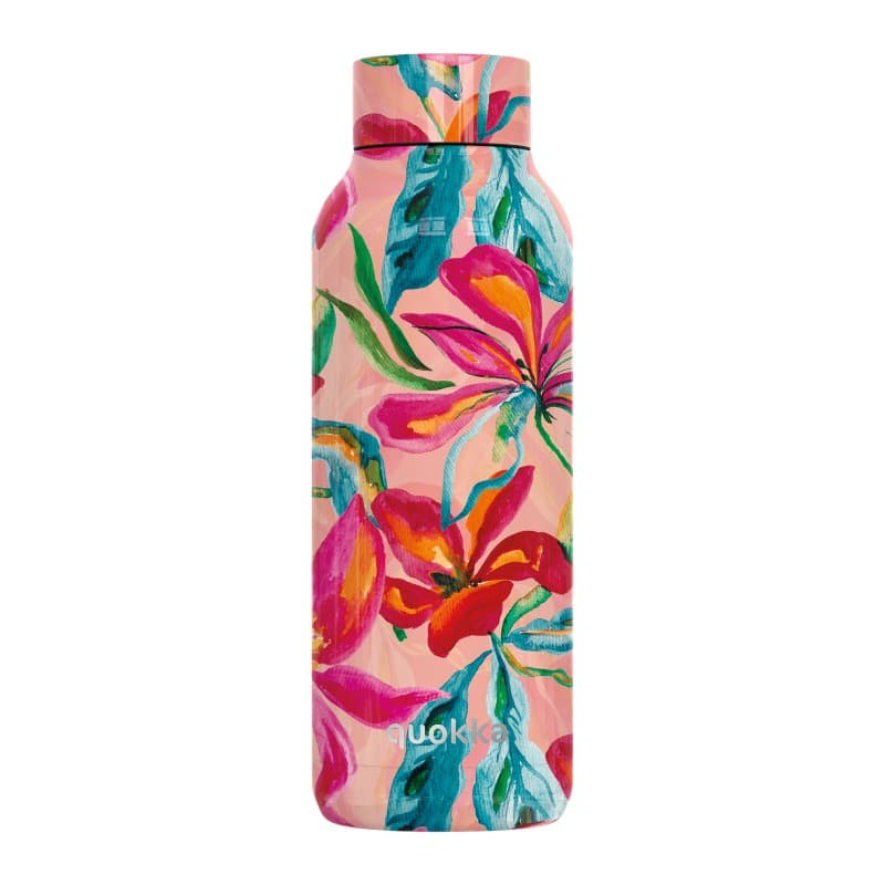 Quokka Solid - Stainless Steel Thermal Bottle 510 ml (Tropical Bloom) 1