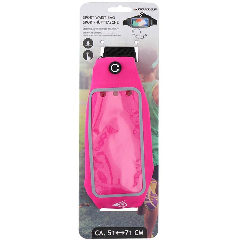 Dunlop - Sport Belt for Electronic Smartphone 51-71 cm (Pink) 1
