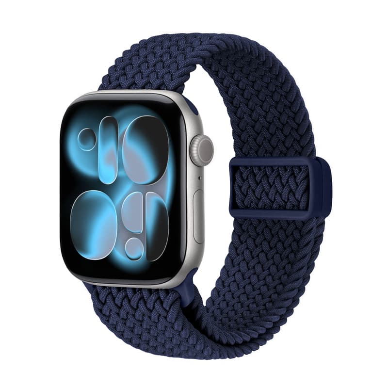 Crong Wave Band - Braided strap for Apple Watch 38/40/41/42 mm (navy blue) 1