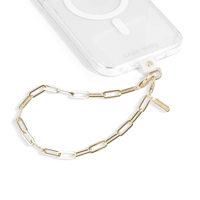 Case-Mate Link Chain Phone Wristlet - Universal phone lanyard (Champagne) 1