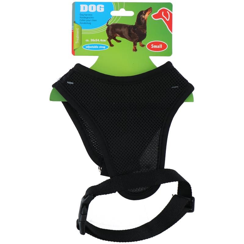 Harness / dog harness 36 x 54.4 cm, size S (black) 1