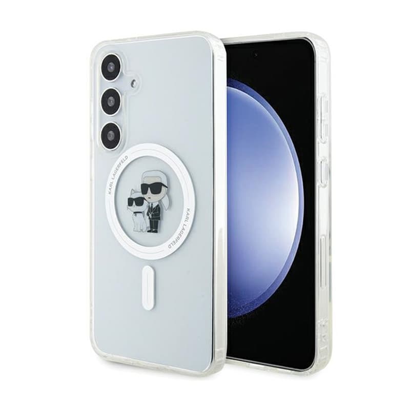Karl Lagerfeld IML Karl & Choupette MagSafe - Samsung Galaxy S24 case (transparent) 1
