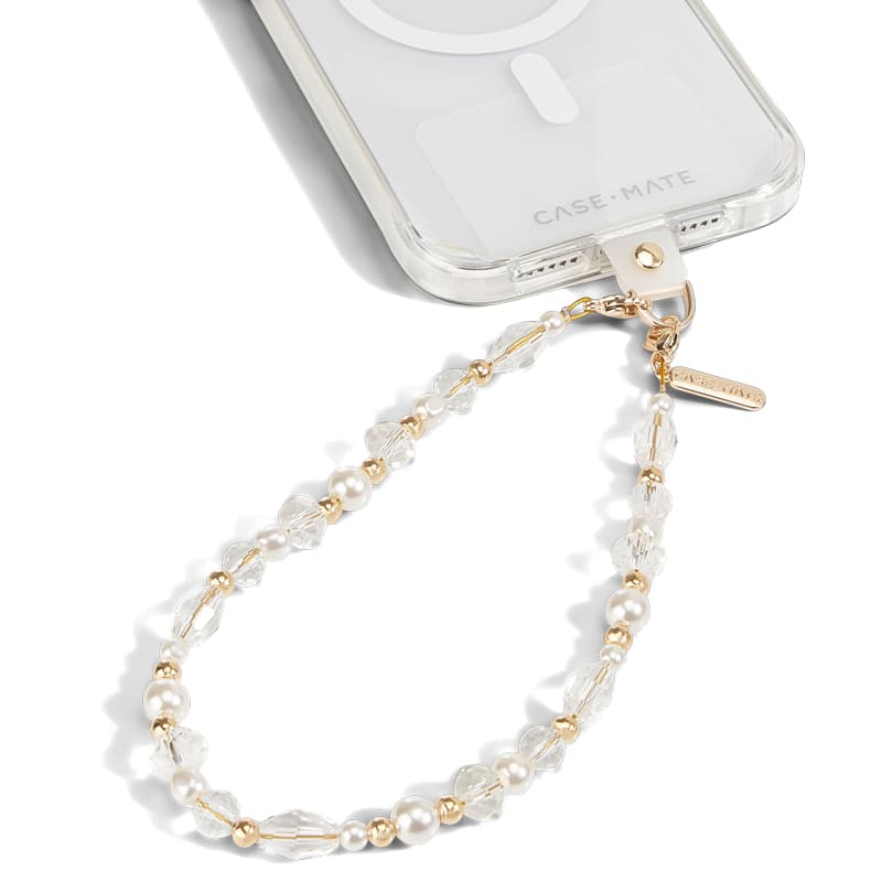 Case-Mate Beaded Phone Wristlet - Universal phone lanyard (Moon Crystal) 1