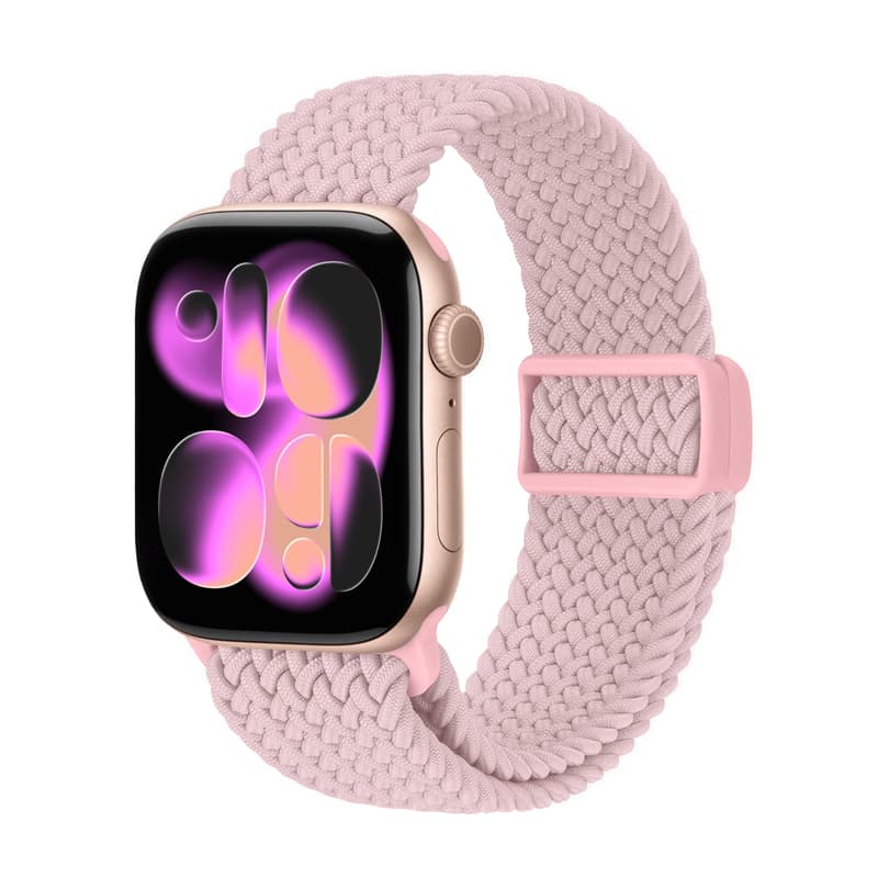 Crong Wave Band - Braided strap for Apple Watch 38/40/41/42 mm (pink) 1