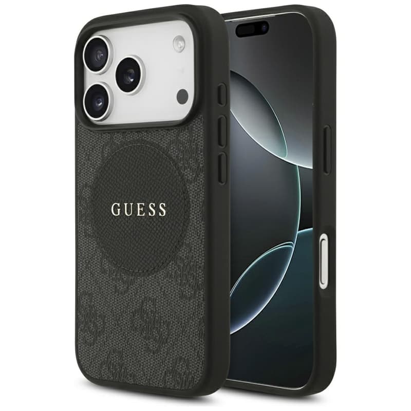 Guess 4G Circle Classic Logo MagSafe – Case iPhone 17 Pro (Black) 1