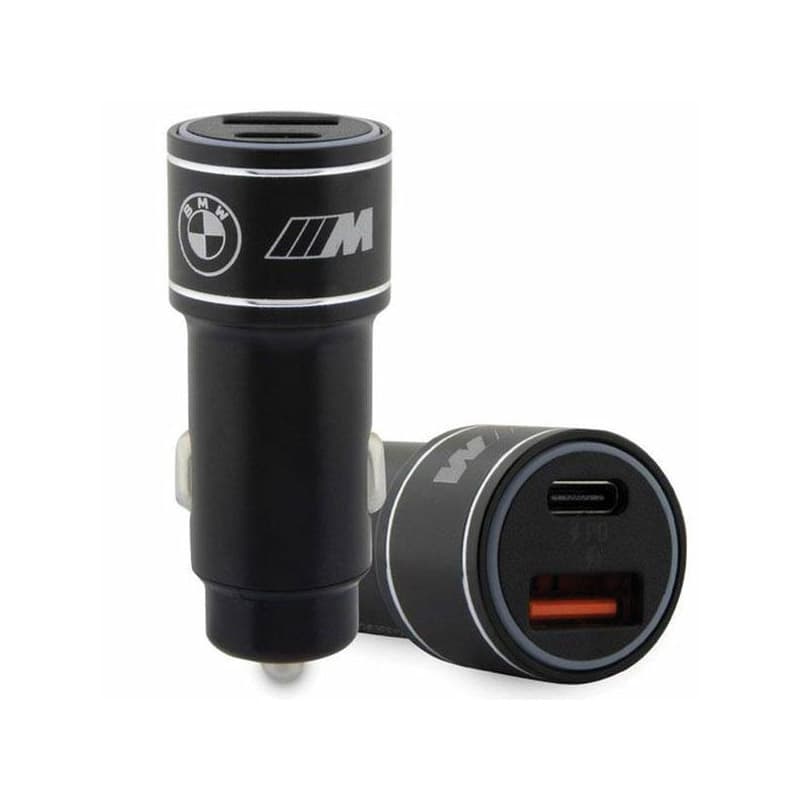 BMW M Edition - Fast Charge USB-C & USB-A PD 18W + QC 3.0 18W Car Charger (Black) 1