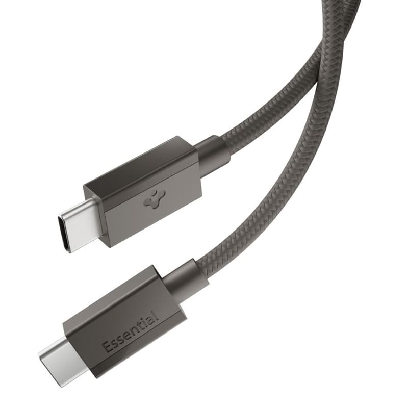 Spigen EB6015CC Essential - USB-C to USB-C Cable 60W 1.5m (Gunmetal) 1