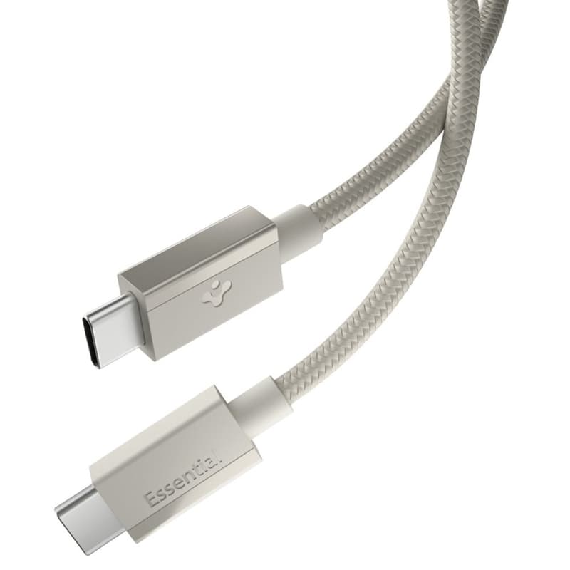 Spigen EB6015CC Essential - USB-C to USB-C Cable 60W 1.5m (Natural Titanium) 1