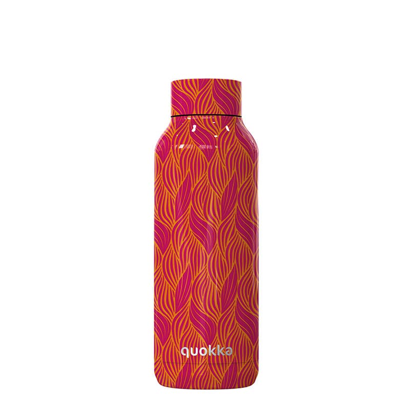 Quokka Solid - Stainless Steel Thermal Bottle 510 ml (Orange Bloom) 1