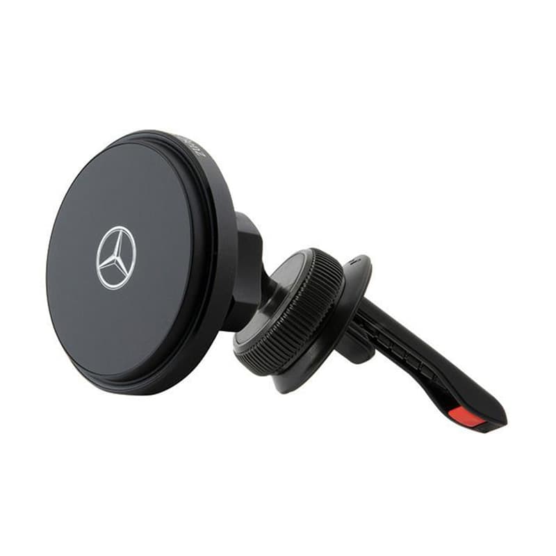 Mercedes Silver Star MagSafe - Magnetic car mount with 15W wireless charging (black) 1