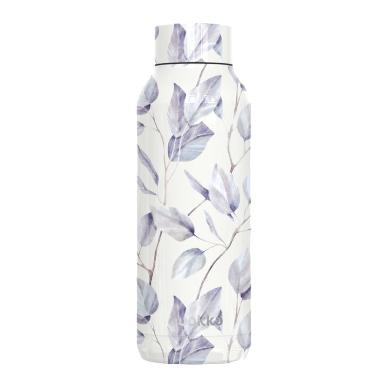 Quokka Solid - Stainless Steel Thermal Bottle 510 ml (Gray Bouquet) 1