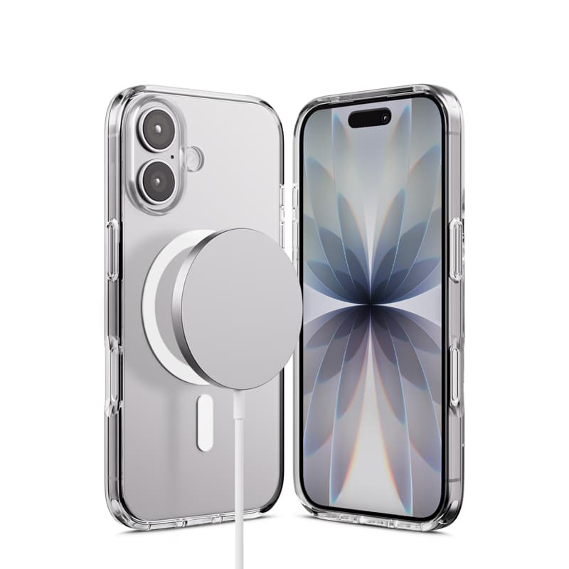 Crong Clear MAG Pro - iPhone 16 MagSafe Case (Clear) 1