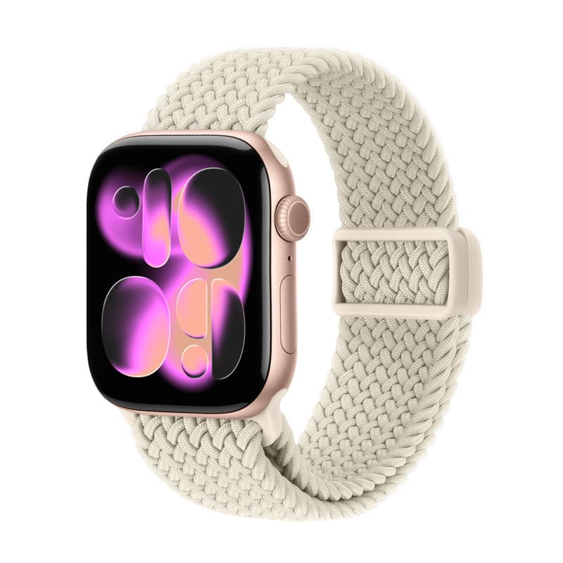 Crong Wave Band - Braided strap for Apple Watch 38/40/41/42 mm (beige) 1