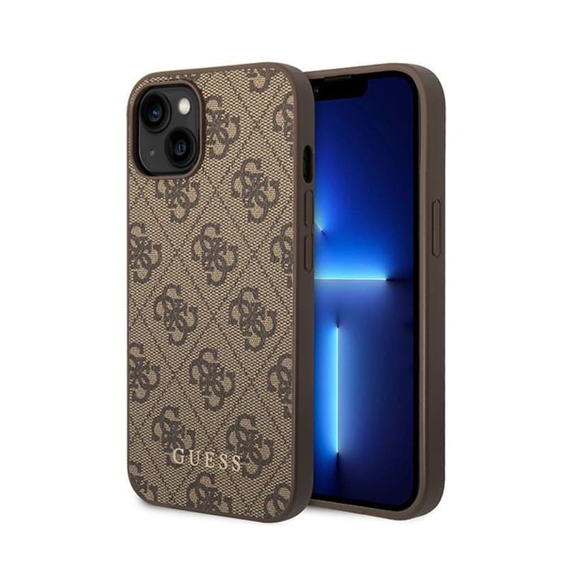Guess 4G Metal Gold Logo - iPhone 15 Plus Case (brown) 1