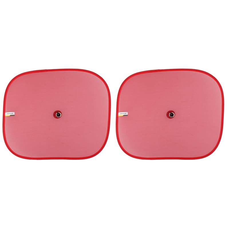 Dunlop - Sun visor for car side windows 36x44 cm 2 pcs (red) 1