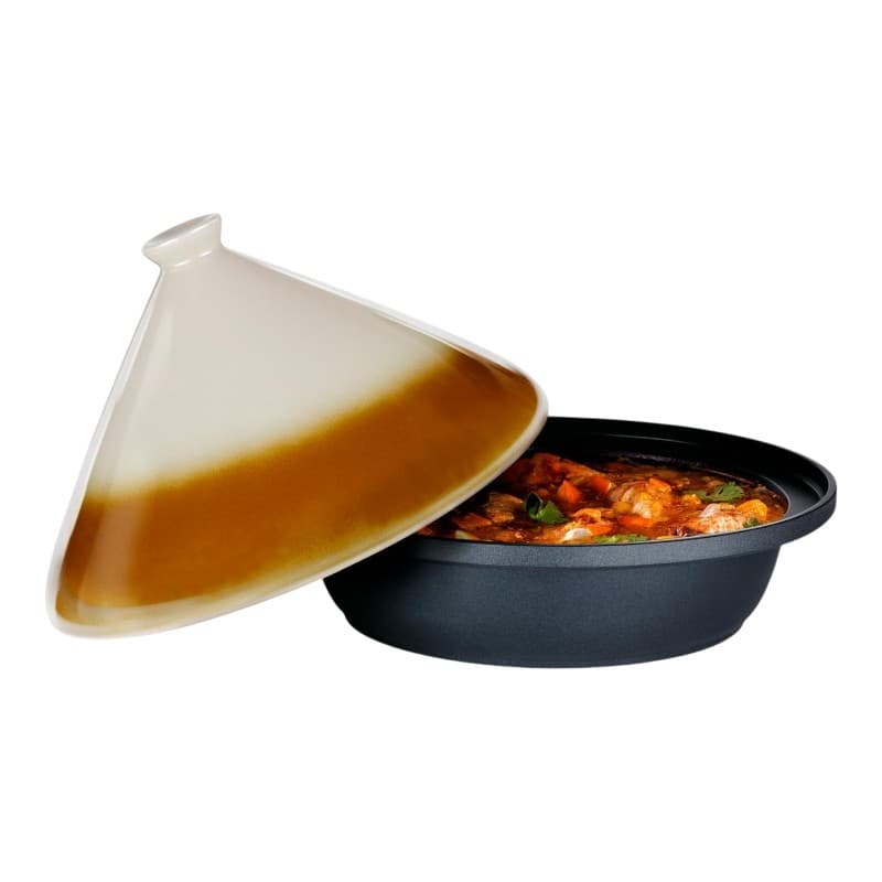 Alpina - Tajine stew pot with ceramic conical lid 30x25 cm 2.5 L 1