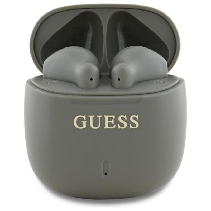 Guess Printed Classic Logo - Bluetooth TWS Headphones + Charging Case (Gray) 1