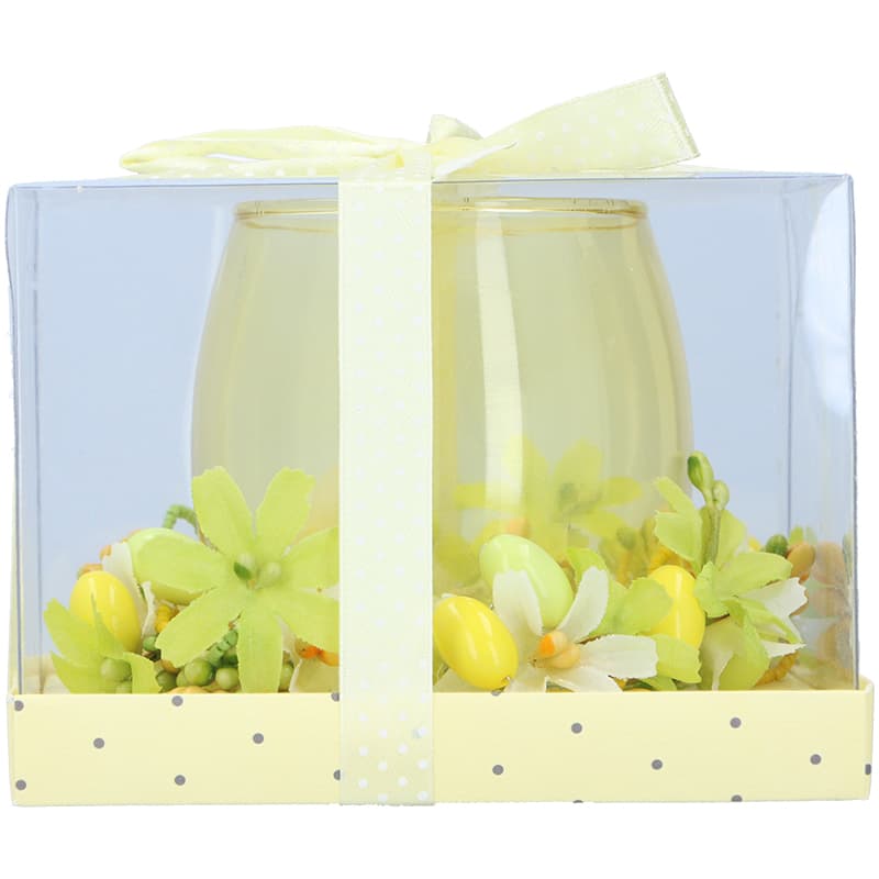 Arti Casa - Candle in Glass Easter 11 cm (Yellow) 1