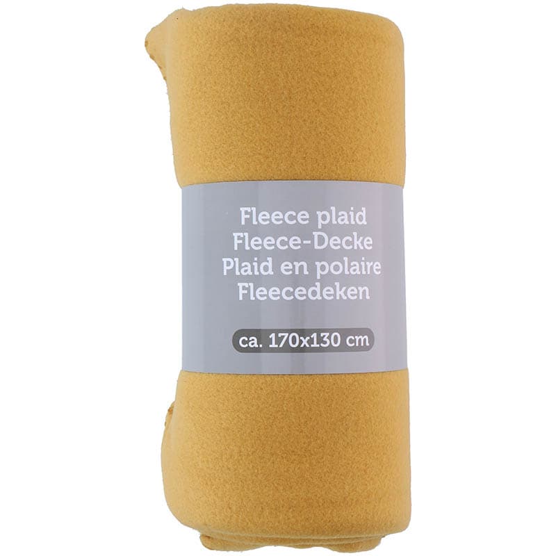 Fleece blanket 170x130 (Orange) 1
