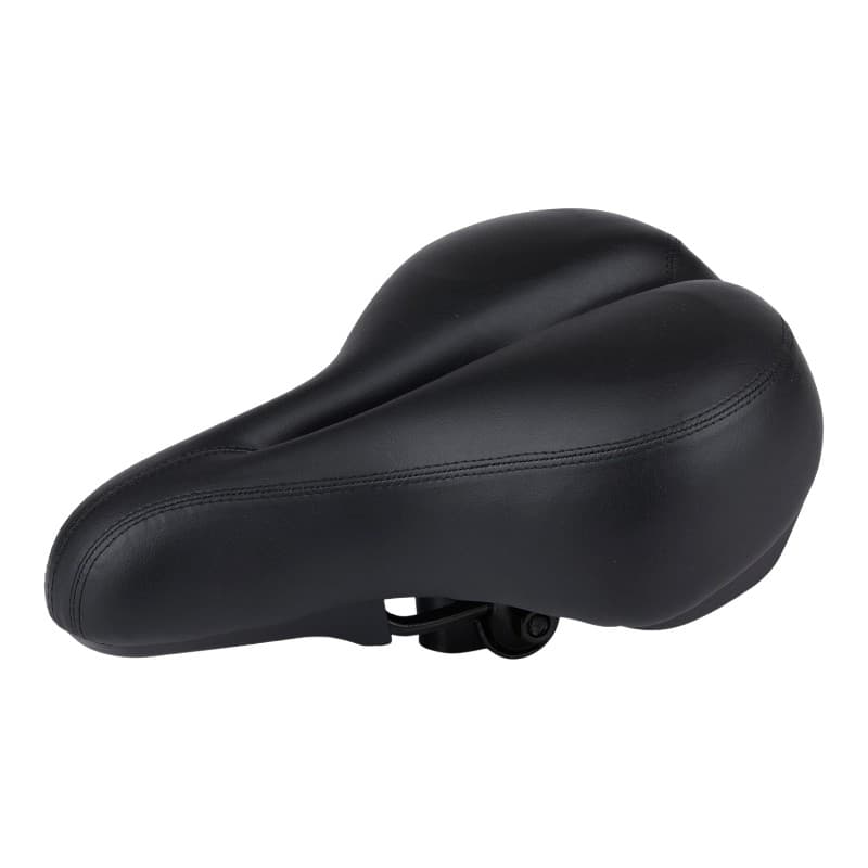 Dunlop - Gel bicycle saddle, ergonomic, wide, tourist/city, 28x21 cm 1