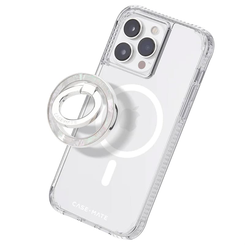 Case-Mate Magnetic Ring Stand - MagSafe finger holder with stand function (Mother of Pearl) 1
