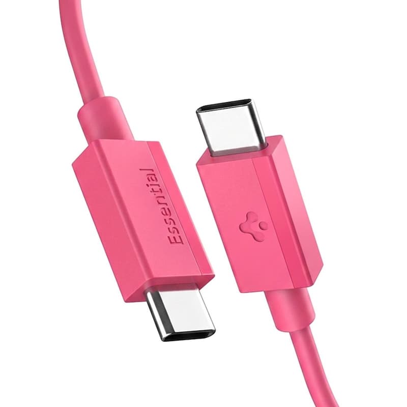 Spigen EB6010CC Essential - USB-C to USB-C Cable 60W 1m (Pink) 1