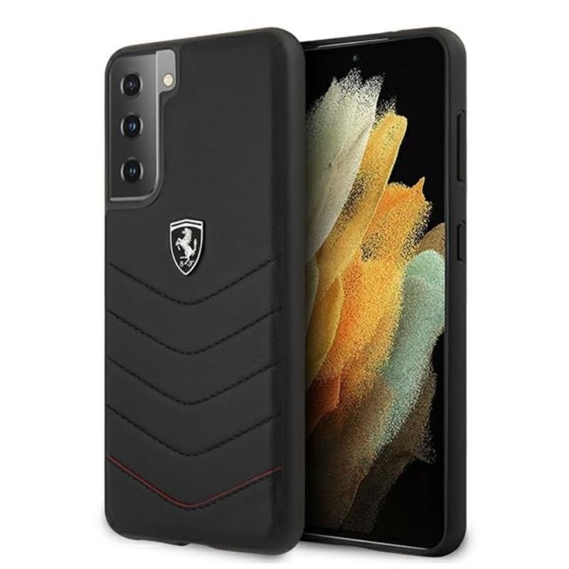 Ferrari Off Track Quilted - Case for Samsung Galaxy S21 + (black)