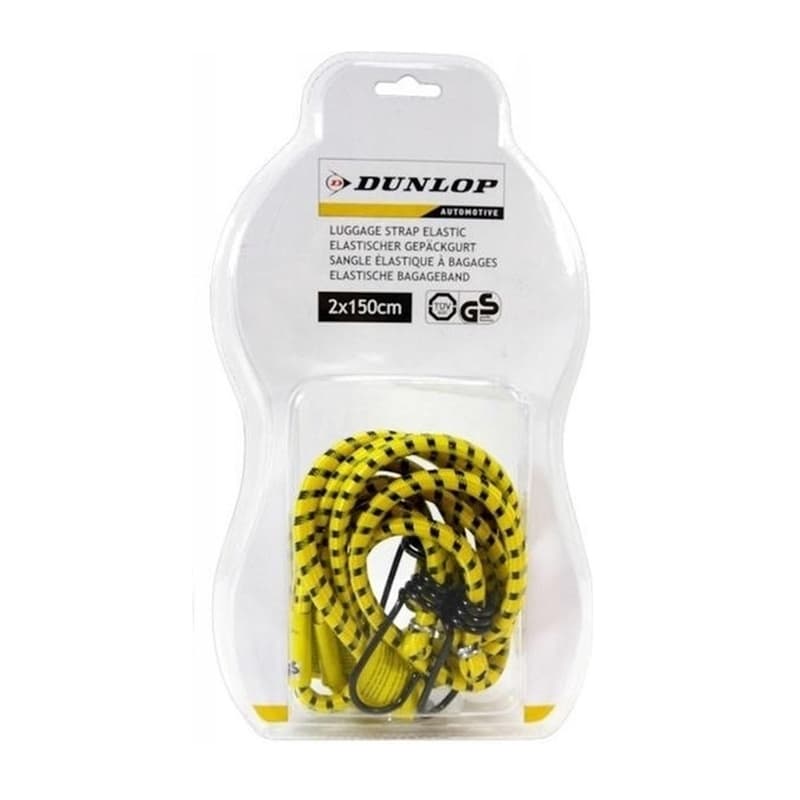 Dunlop - Luggage securing bands 2x150cm (Yellow) 1
