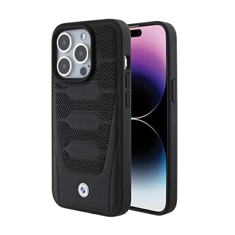 BMW Leather Seats Pattern - Case for iPhone 15 Pro Max (Black) 1