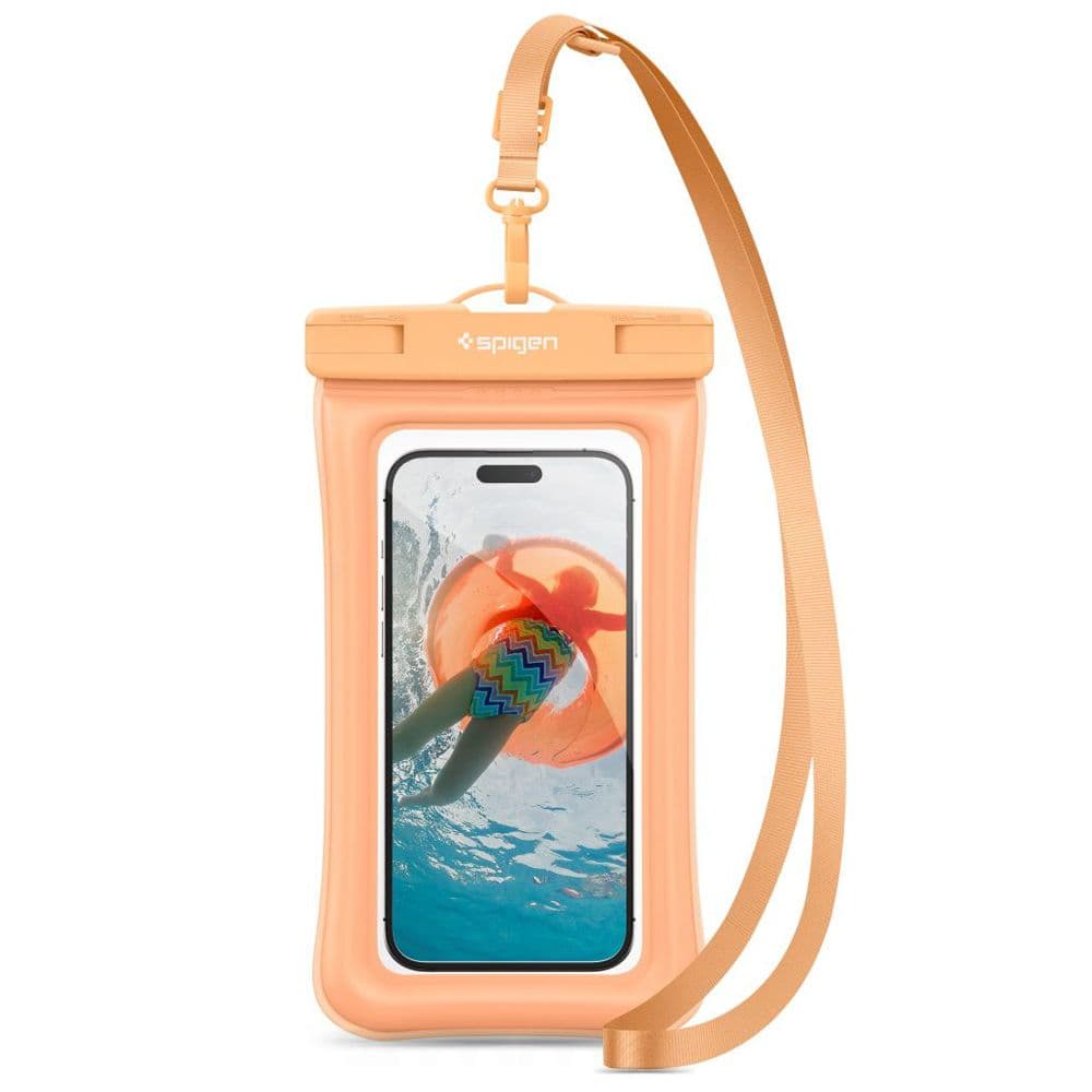 Spigen A610 Universal Waterproof Float Case - Case for smartphones up to 6.9" (Apricot) 1