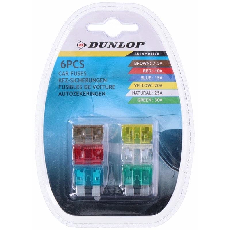 Dunlop - Car fuses 6 pcs. 1