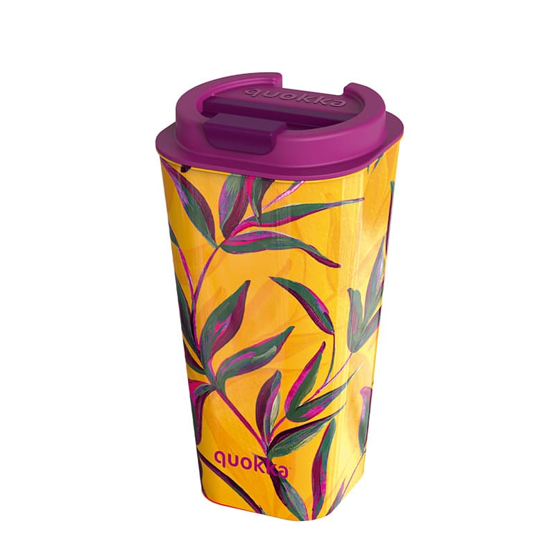 Quokka Vaso Cafe Double Walled - Double Walled Mug 450 ml (Sun Garden) 1