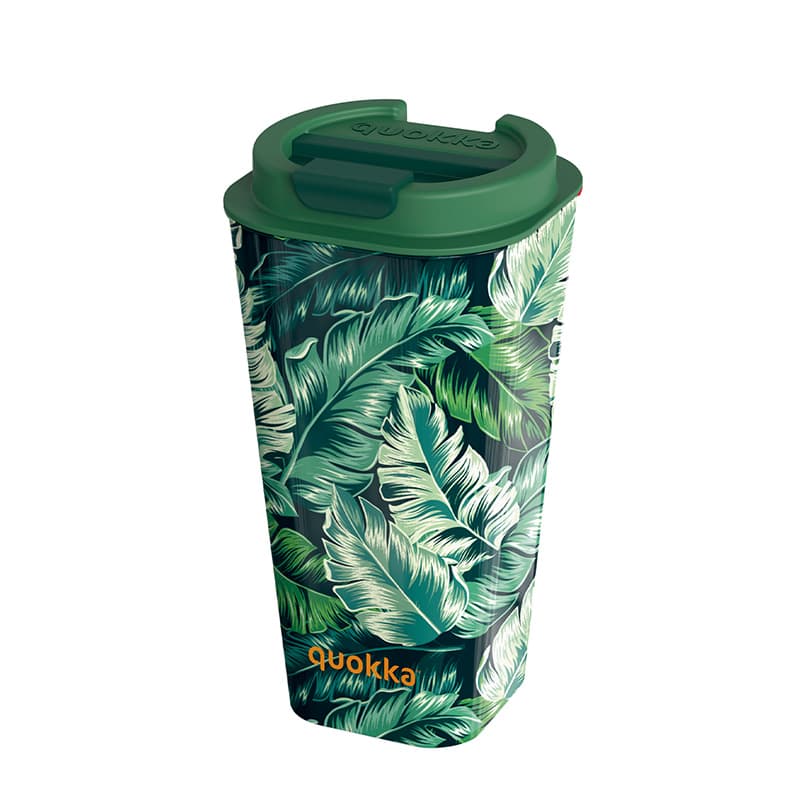 Quokka Vaso Cafe Double Walled - Double Walled Mug 450 ml (Jungle) 1