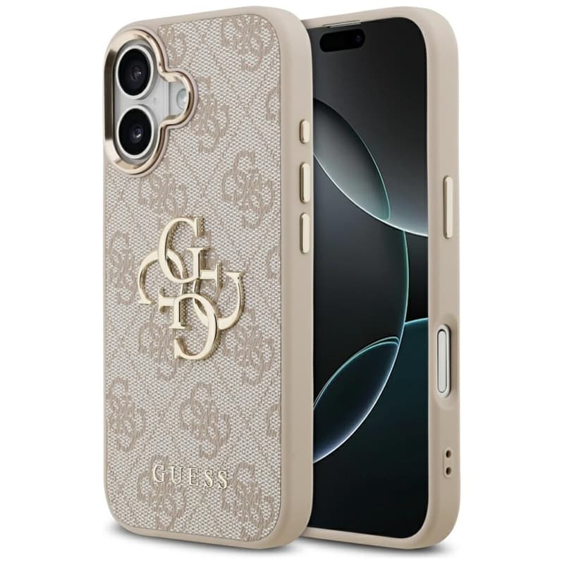 Guess 4G Big 4G Classic Logo - Case iPhone 17 (Pink / Gold) 1