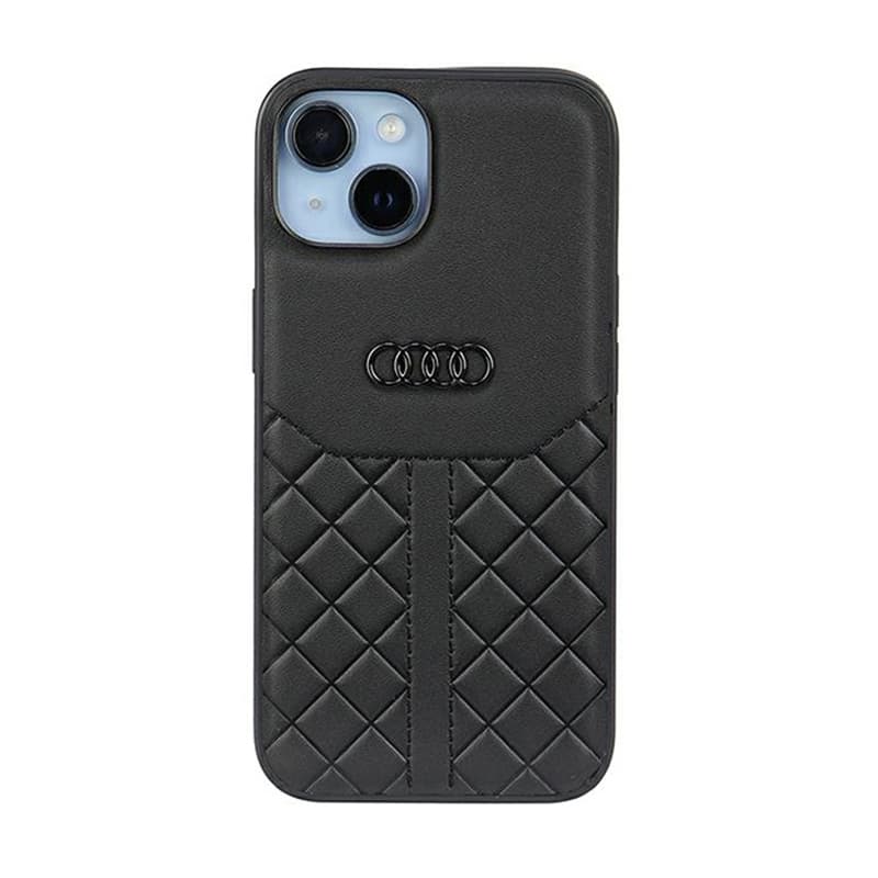 Audi Genuine Leather - Case for iPhone 14 (Black) 1