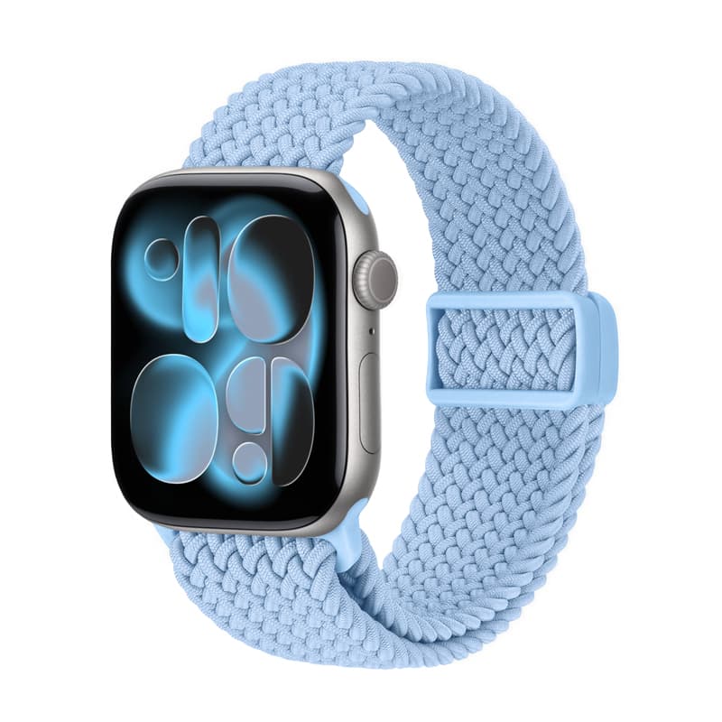 Crong Wave Band - Braided strap for Apple Watch 38/40/41/42 mm (sky blue) 1