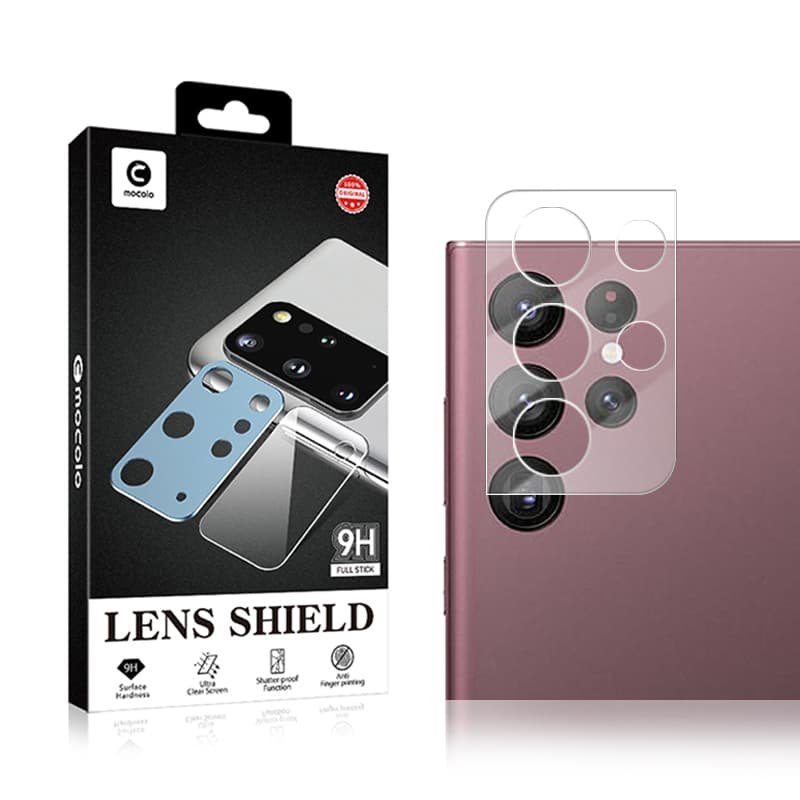 Mocolo Silk Camera Lens Glass - Protective Glass for Samsung Galaxy S22 Ultra camera lens 1